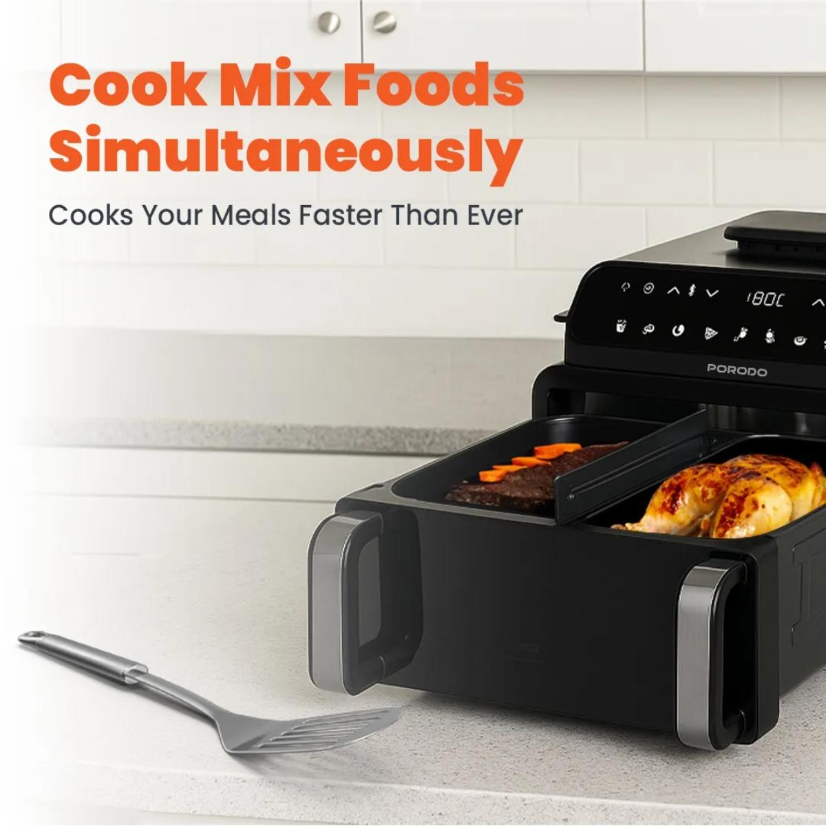Porodo Flexi Cook Pro 10.5L Multi-Cooker & Air Fryer