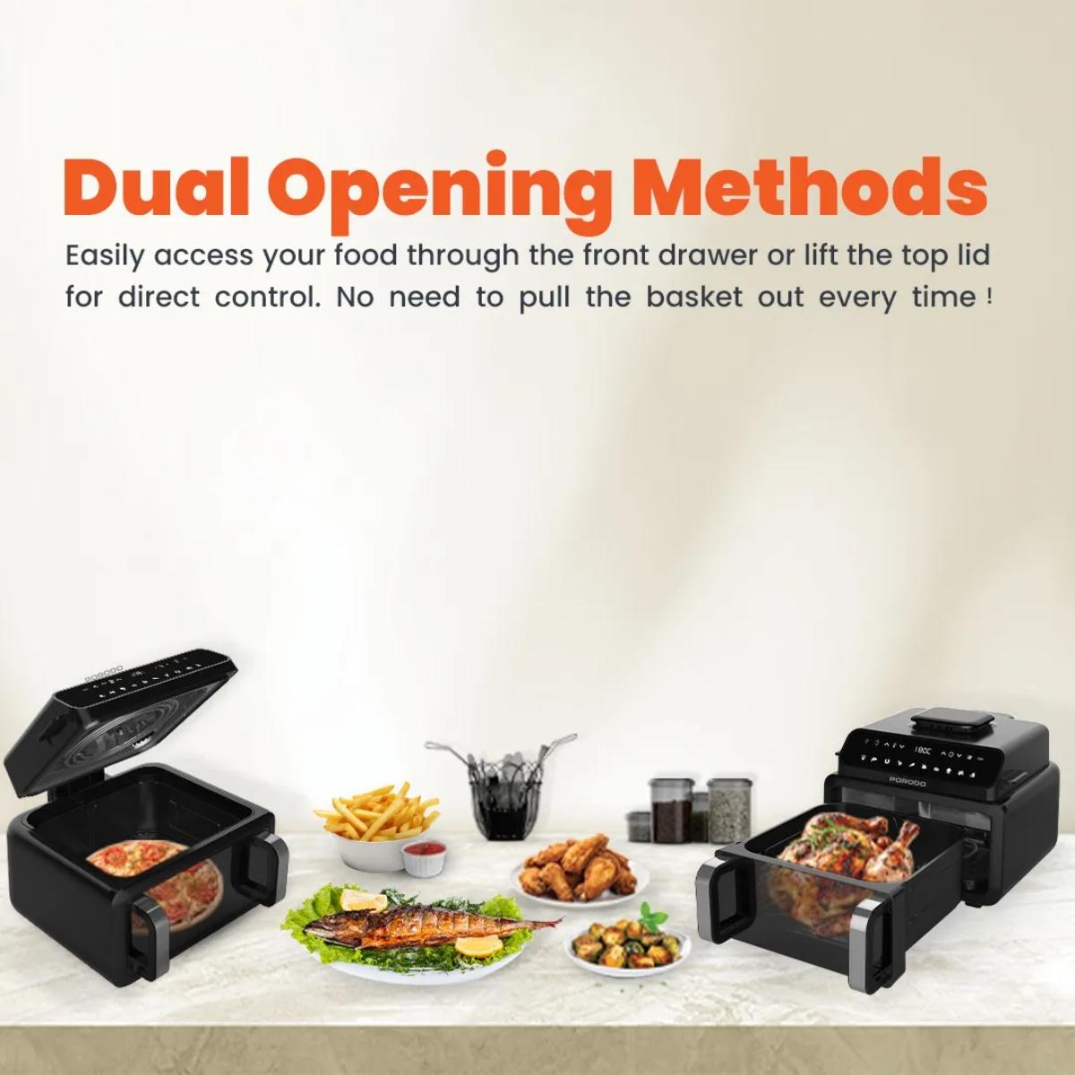 Porodo Flexi Cook Pro 10.5L Multi-Cooker & Air Fryer