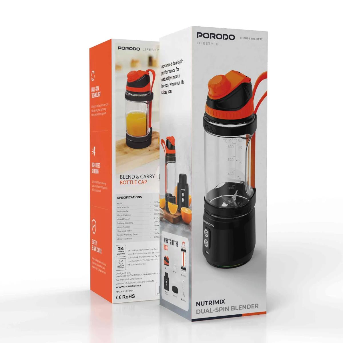 Porodo Lifestyle Nutrimix Dual-Spin Blender