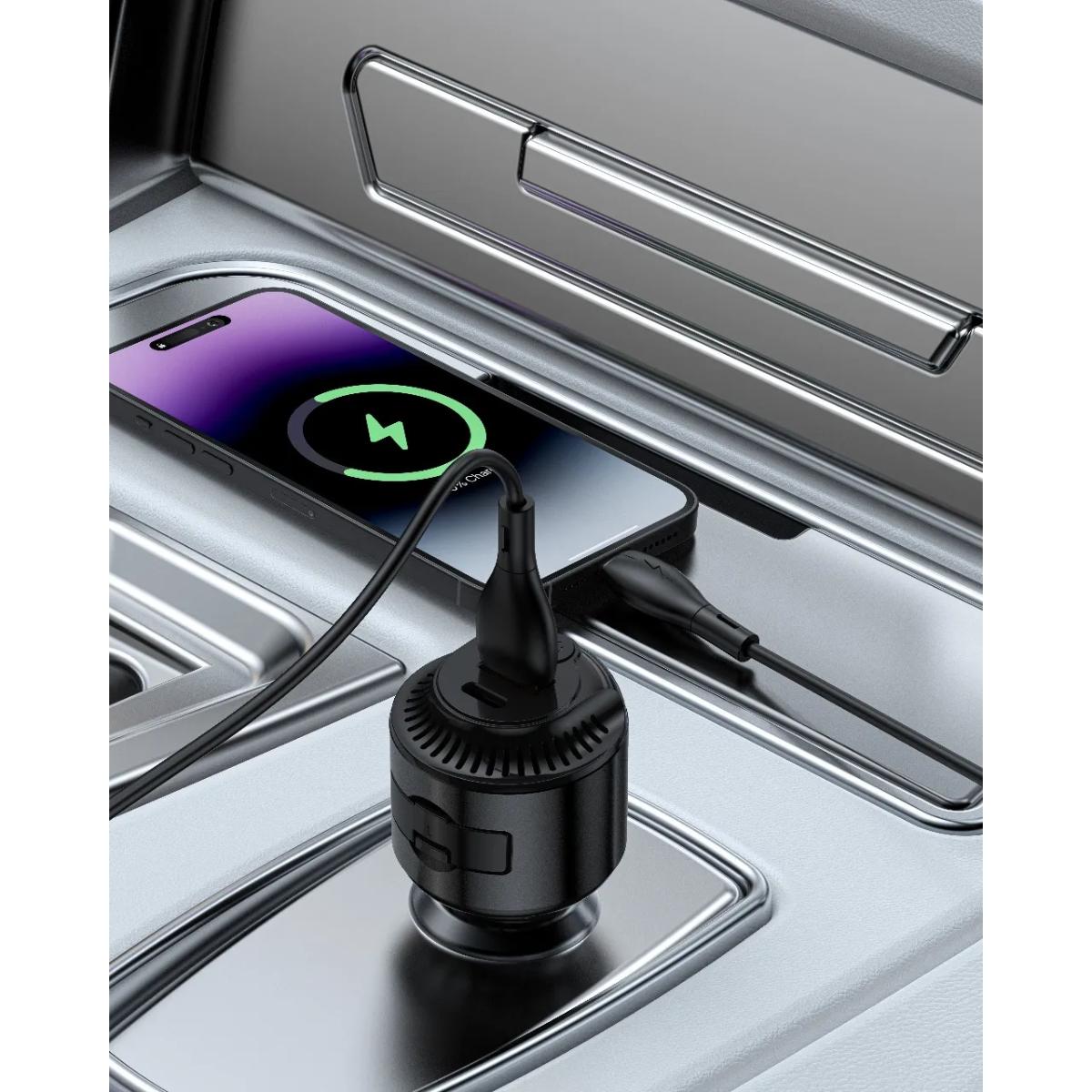 Porodo Mist Charge 2 IN 1 Car Charger