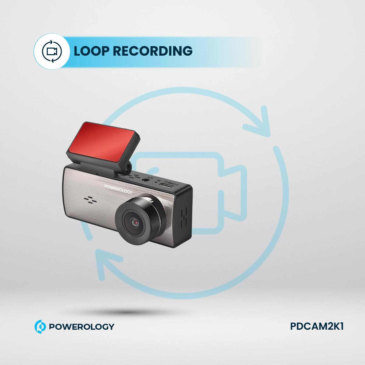 Powerology Dual Recording Dash Camera