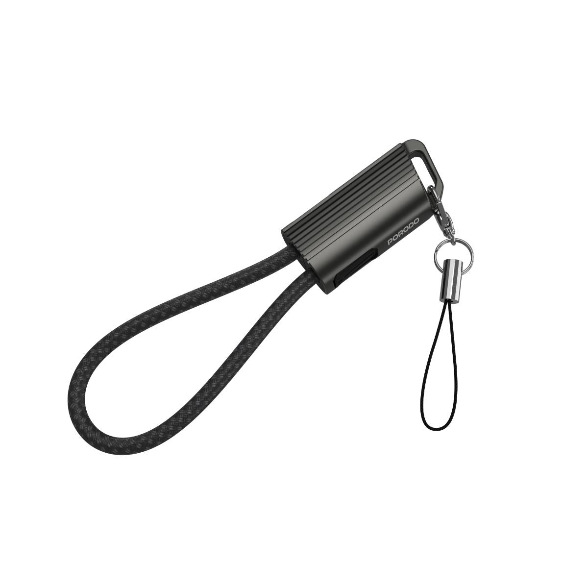 Porodo Chargeloop Keychain USB-C Cable (60W)