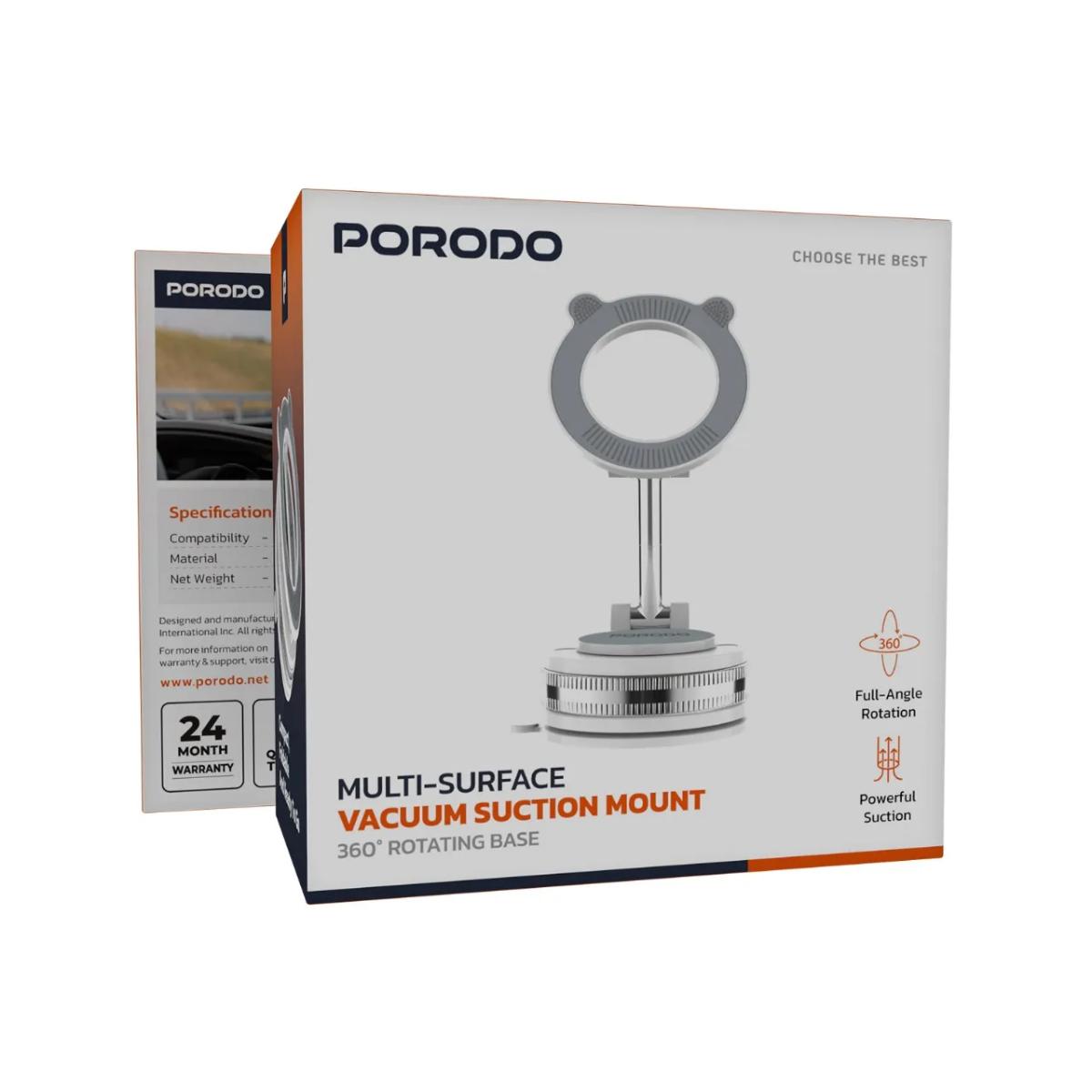 Porodo Multi-Surface Vacuum Suction Mount