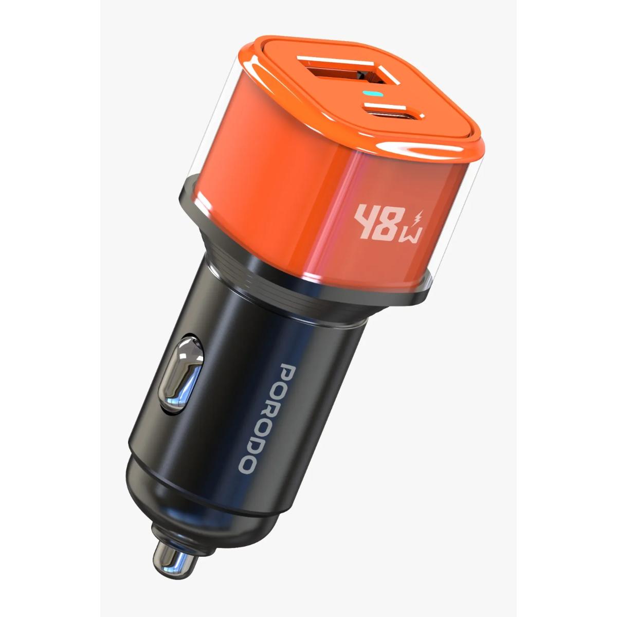 Porodo 48W Averin Dual Port Fast Car Charger