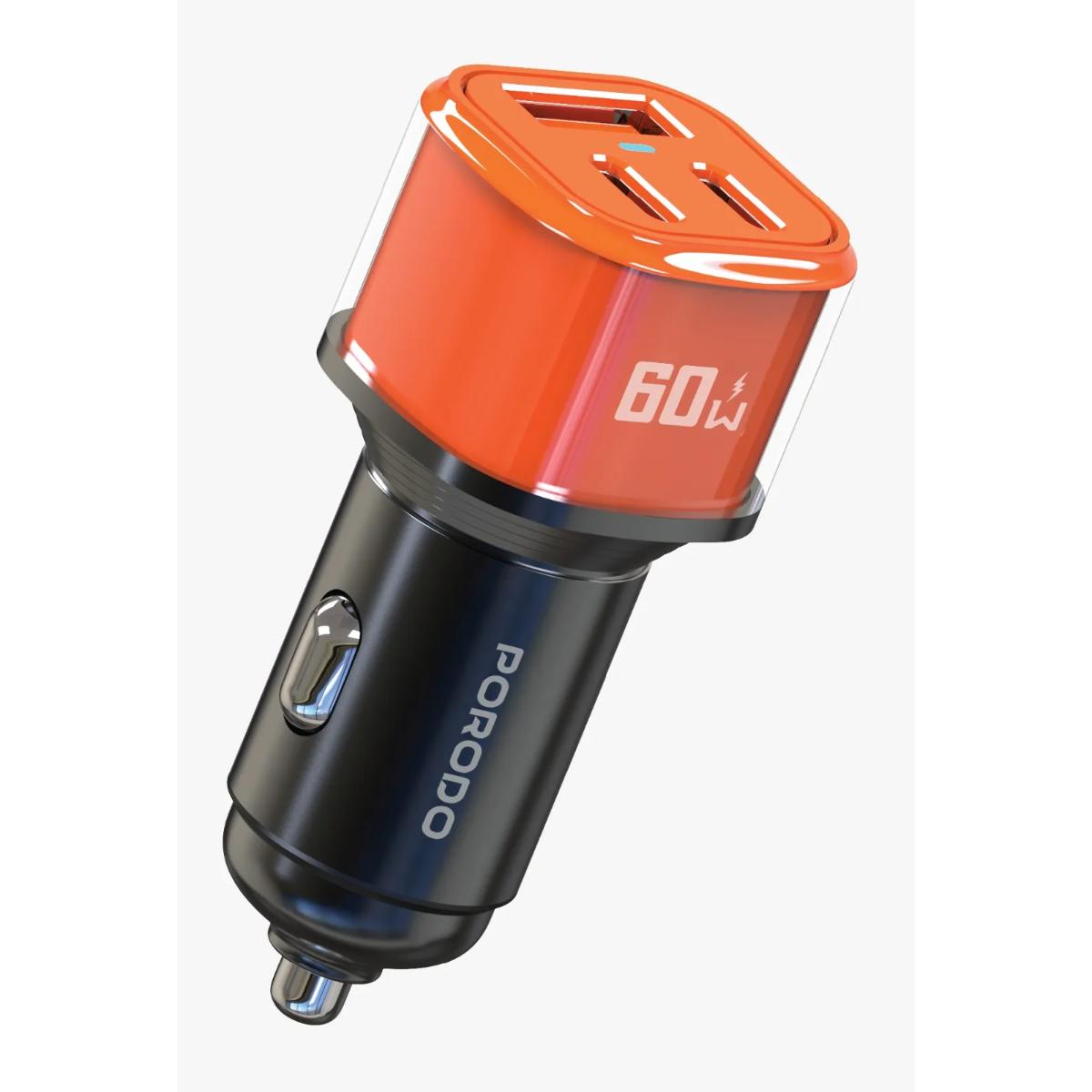Porodo Averin 60W Multi-Port Car Charger