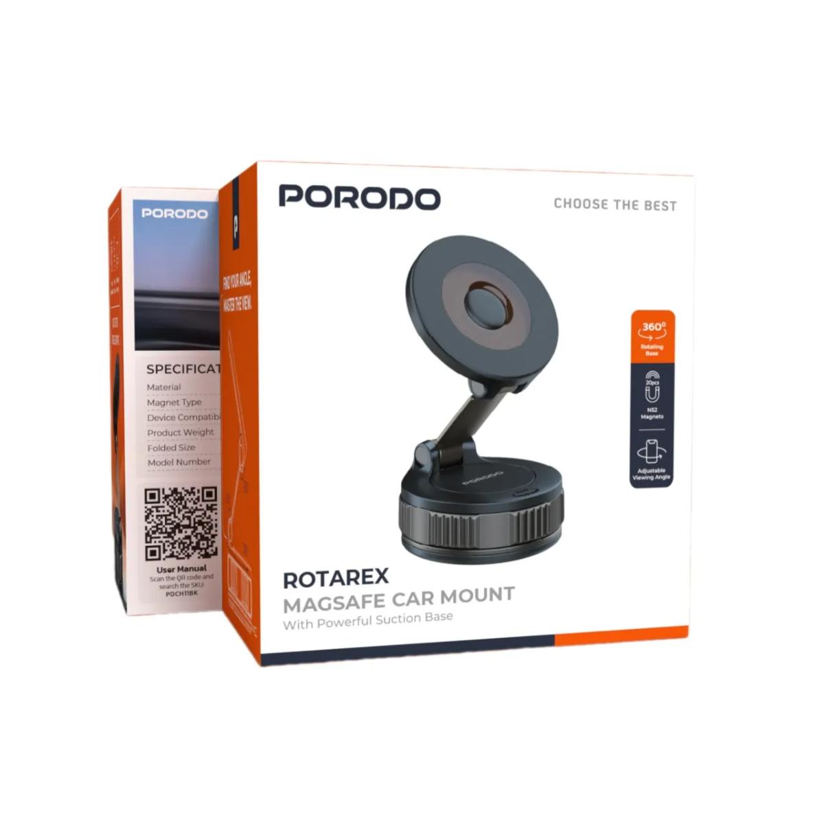Porodo Rotares Megsafe Car Mount