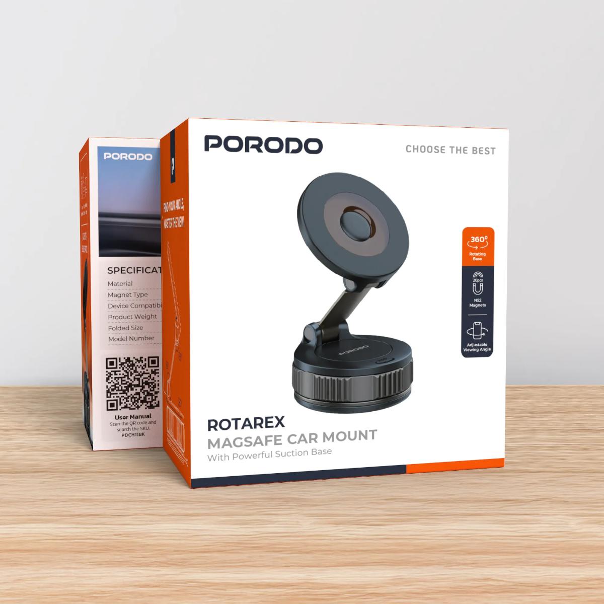Porodo Rotares Megsafe Car Mount