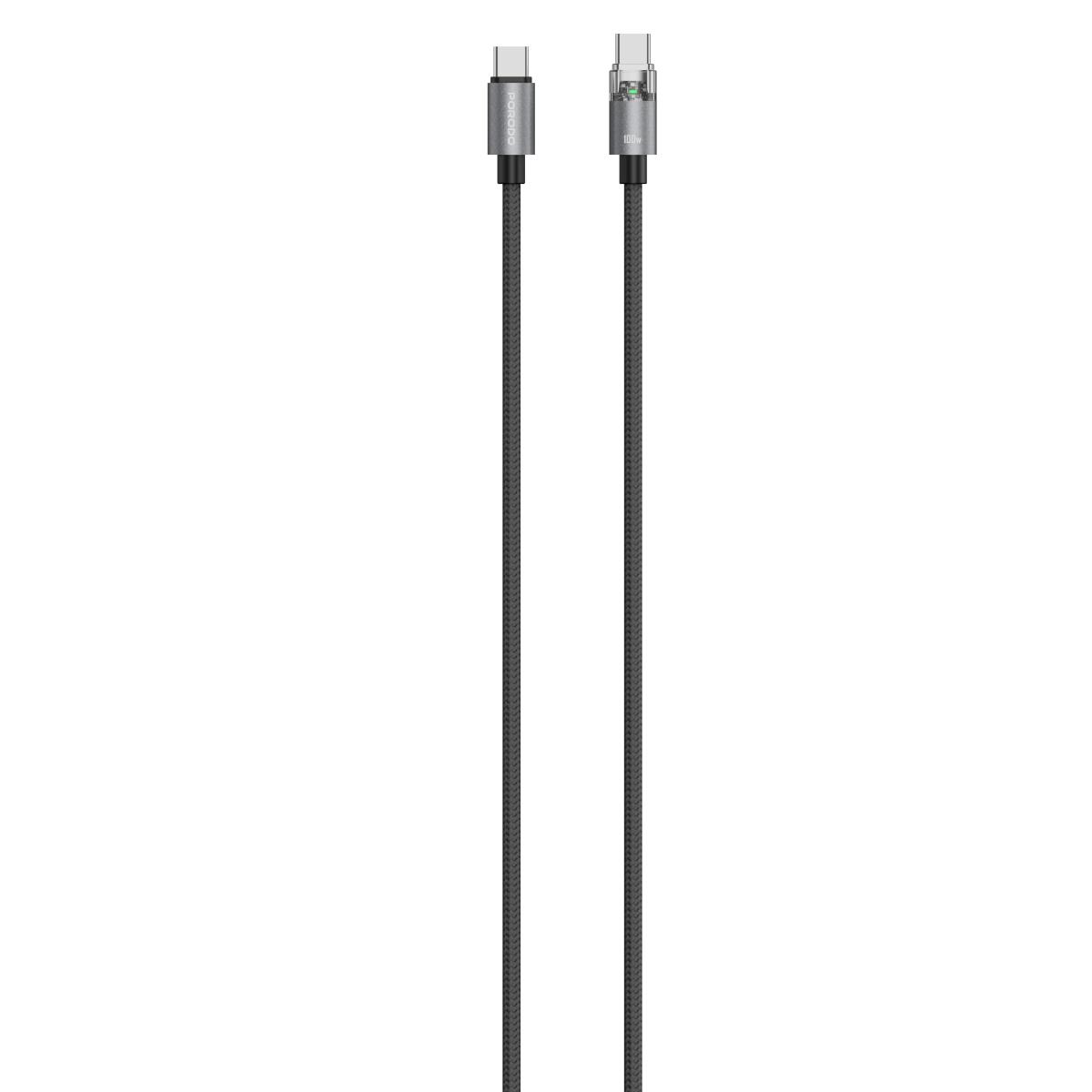 Porodo High-Speed 100W USB-C to USBC Cable