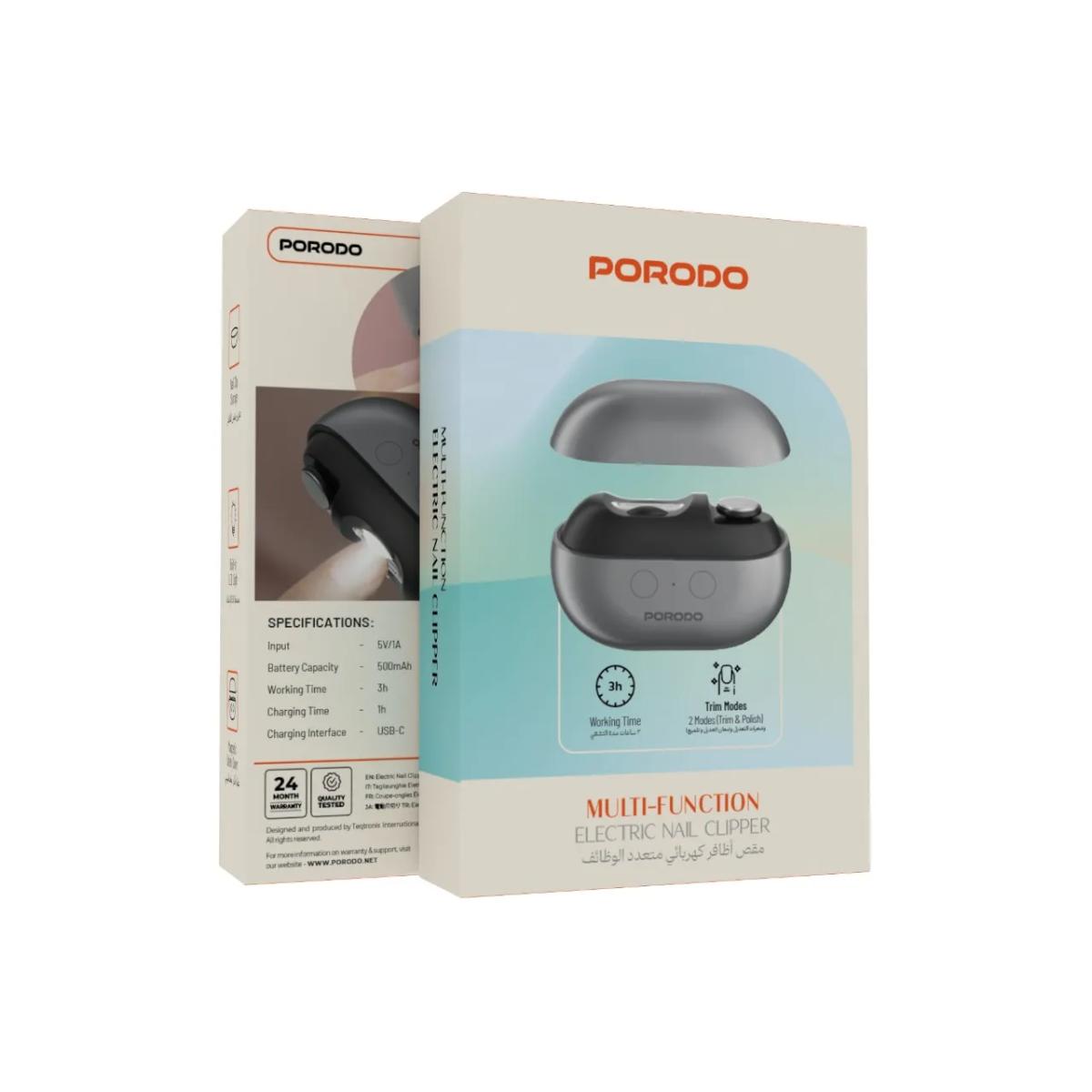 Porodo Lifestyle Multi-Function Electric Nail Clipper