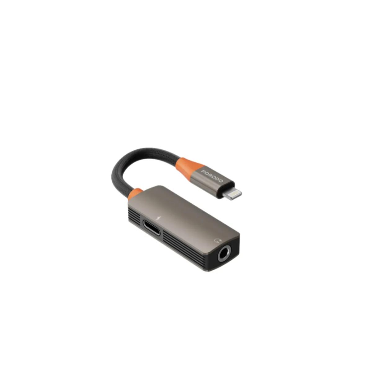 Porodo AudioLink Duo 2-in-1 Lightning Splitter