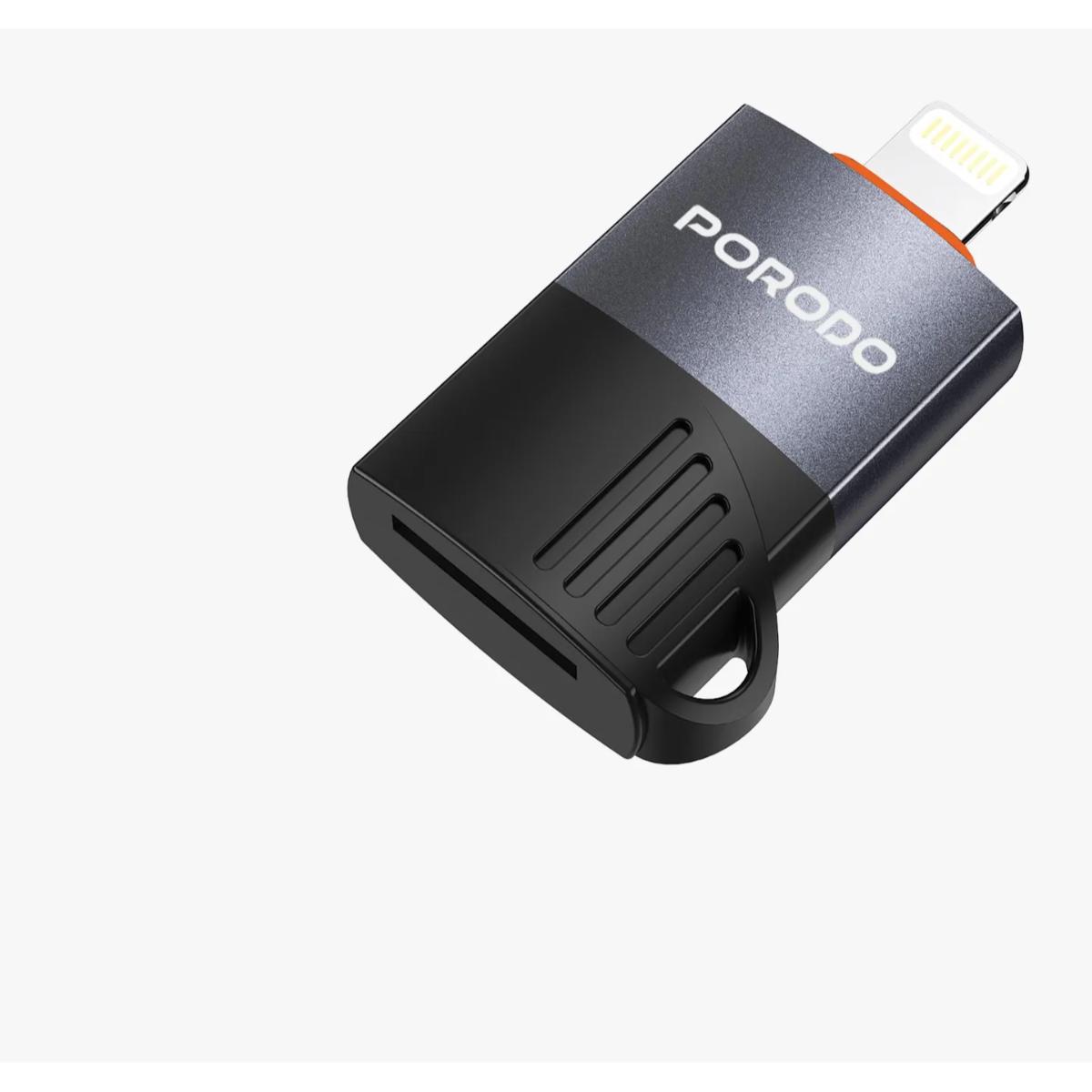 Porodo Lightning | OTG TF Card Reader