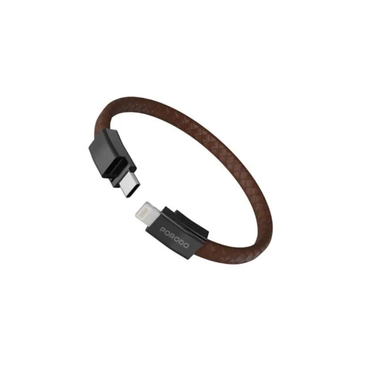 Porodo USB-C To USB-C Wristband Cable