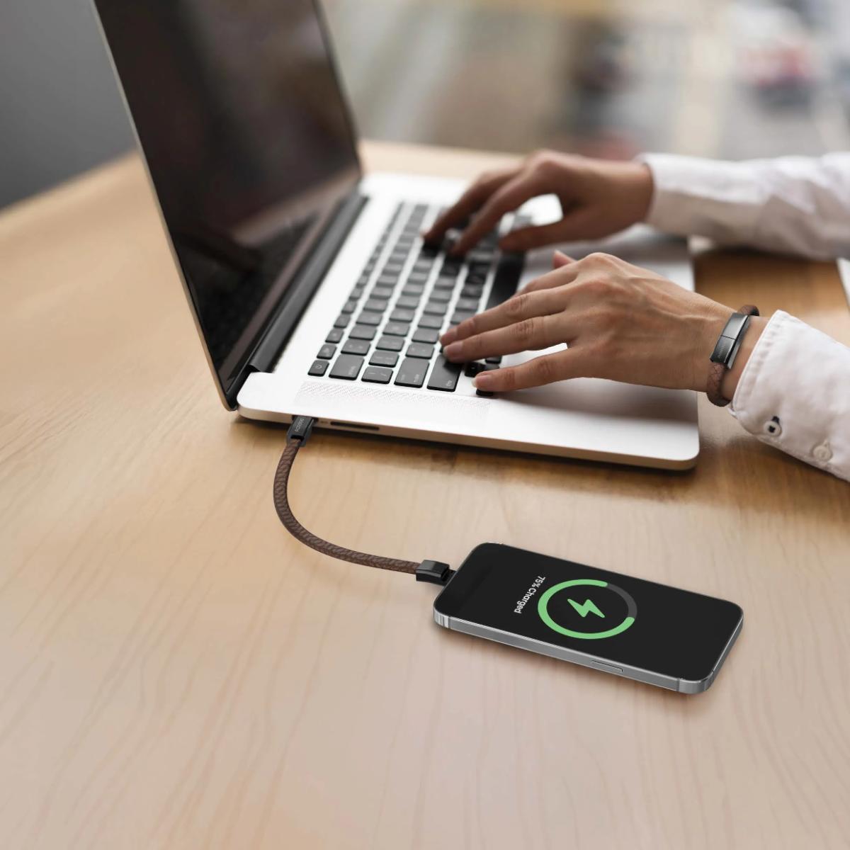 Porodo USB-C To USB-C Wristband Cable