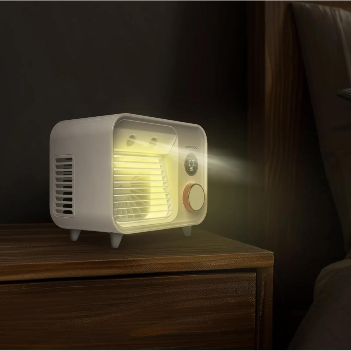 Porodo  Mini Mist Fan Desktop Air Cooler