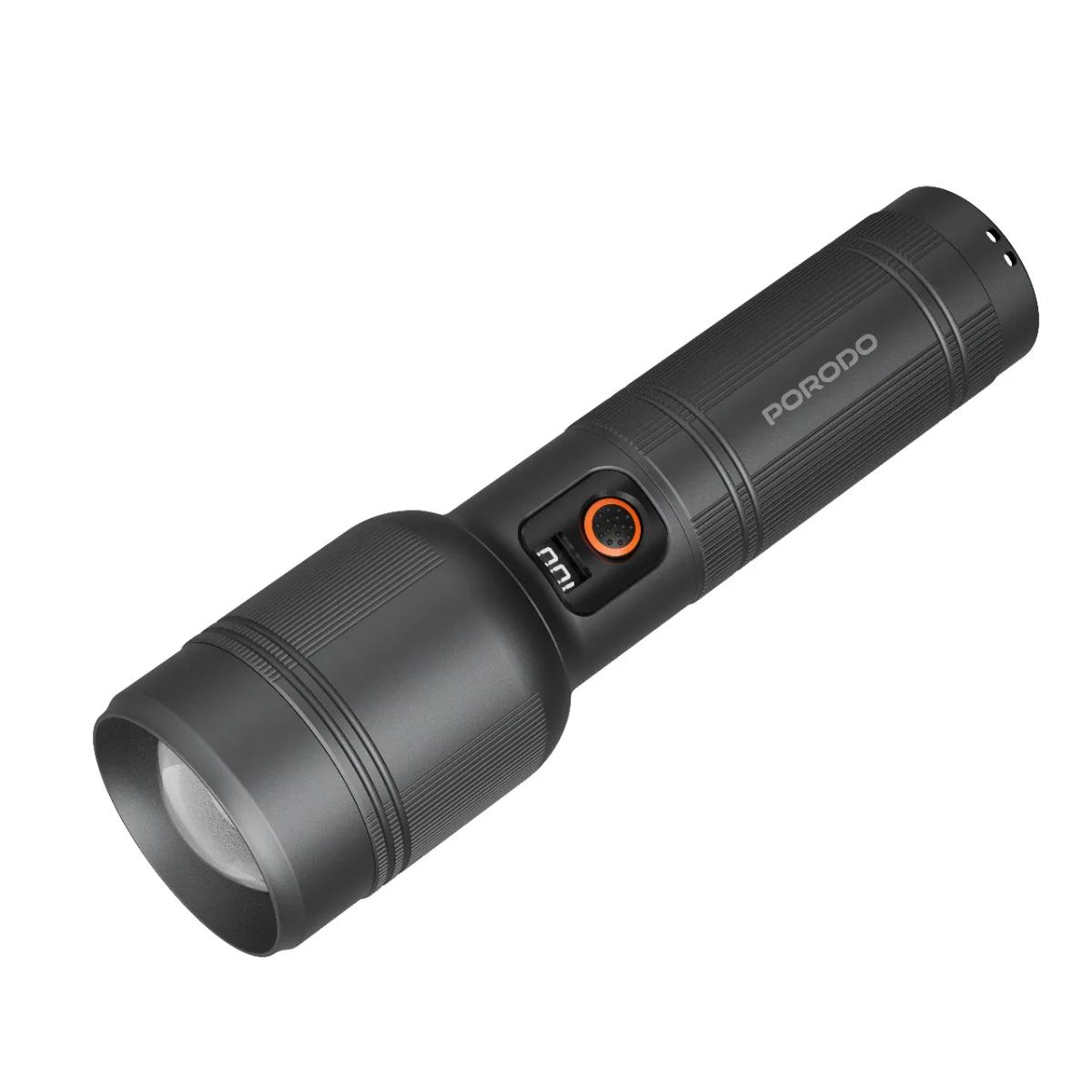 Porodo Lifestyle Lumalite 2600 Rechargeable Flashlight