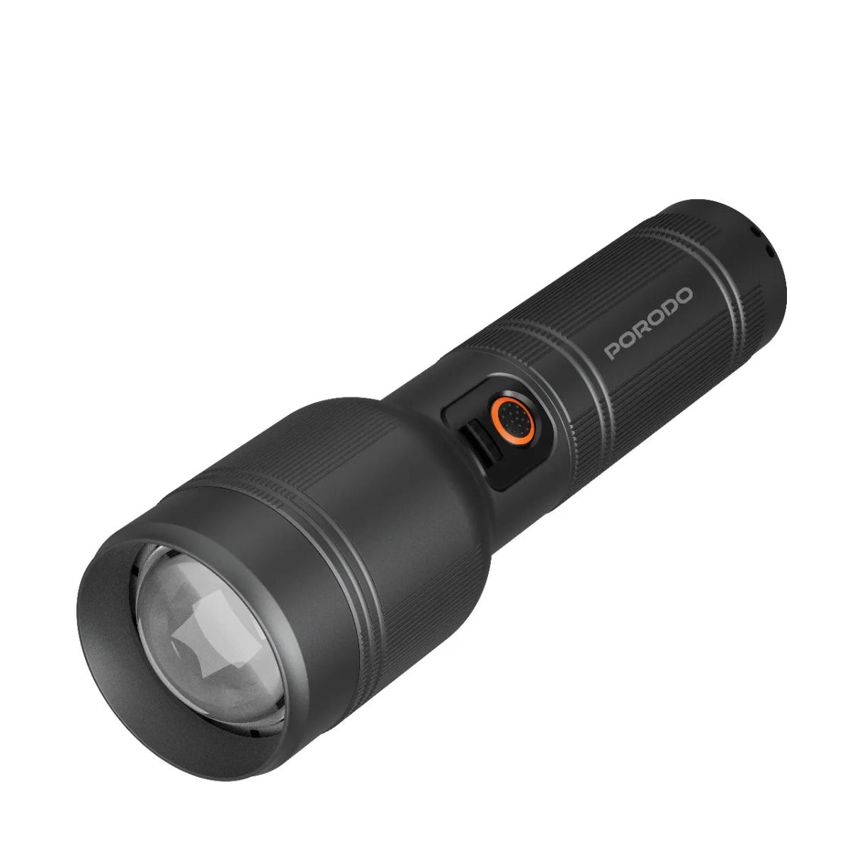 Porodo Lifestyle Lumalite 2600 Rechargeable Flashlight