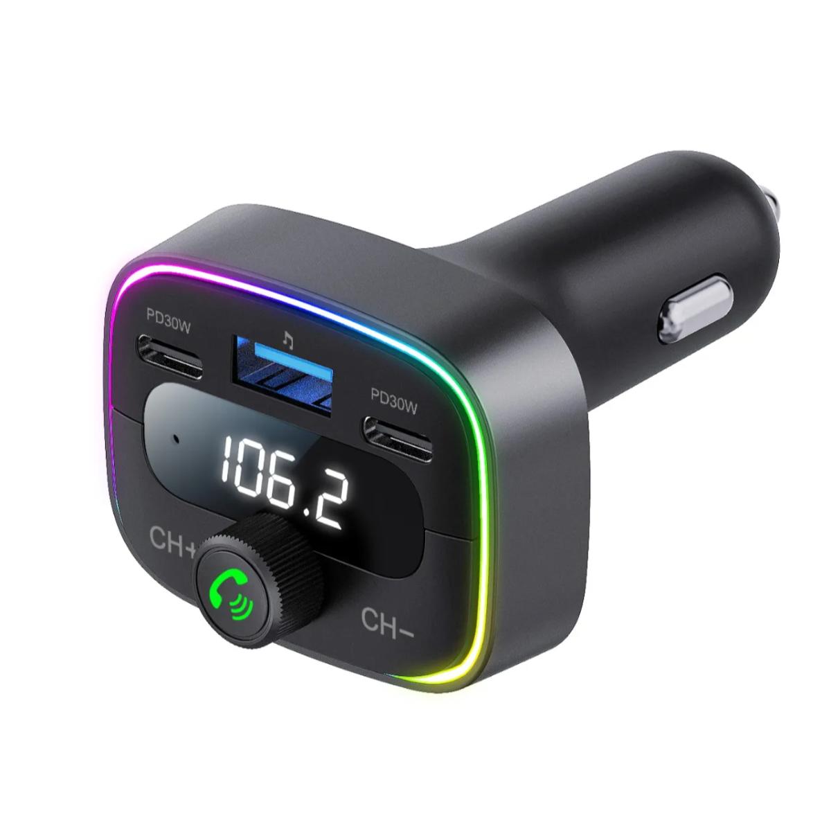 Porodo Smart Car Charger FM Transmitter