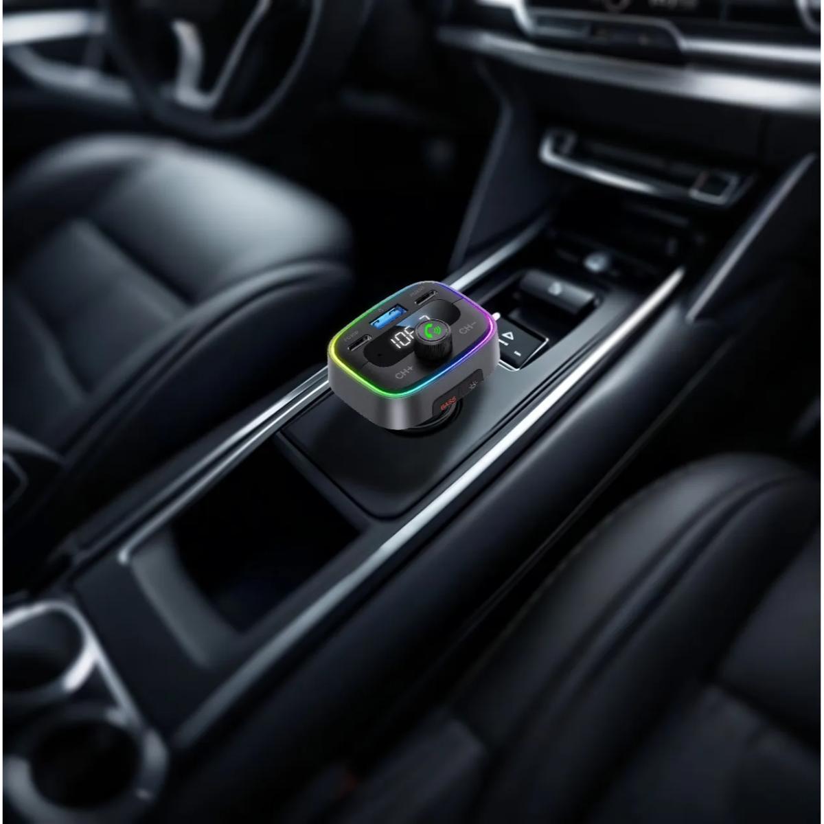 Porodo Smart Car Charger FM Transmitter
