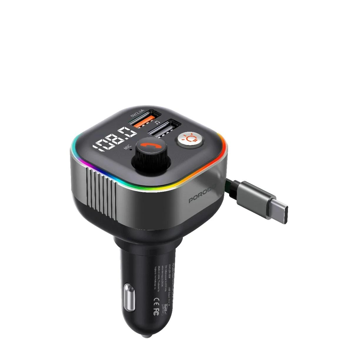 Porodo Audio Boost Bluetooth FM Transmitter