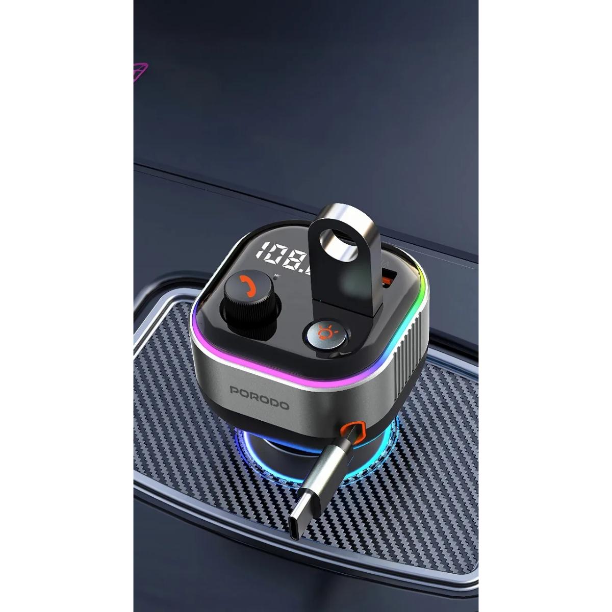 Porodo Audio Boost Bluetooth FM Transmitter