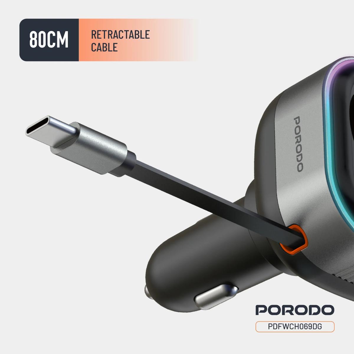 Porodo Audio Boost Bluetooth FM Transmitter