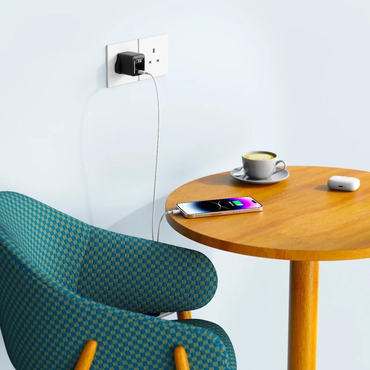 Porodo GaN 25W USB-C Wall Charger