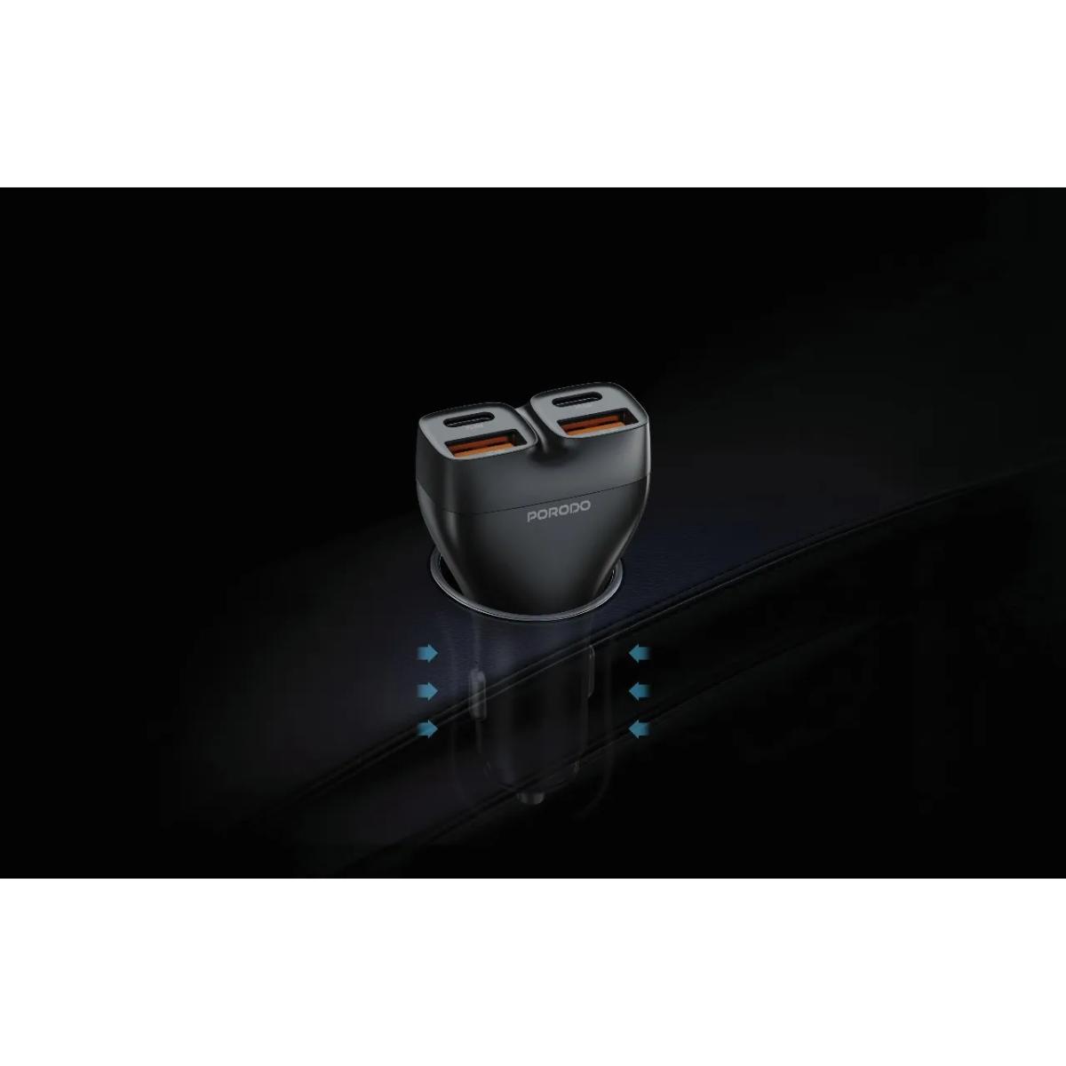 Porodo Car Charger USB-C To USB-C Cable