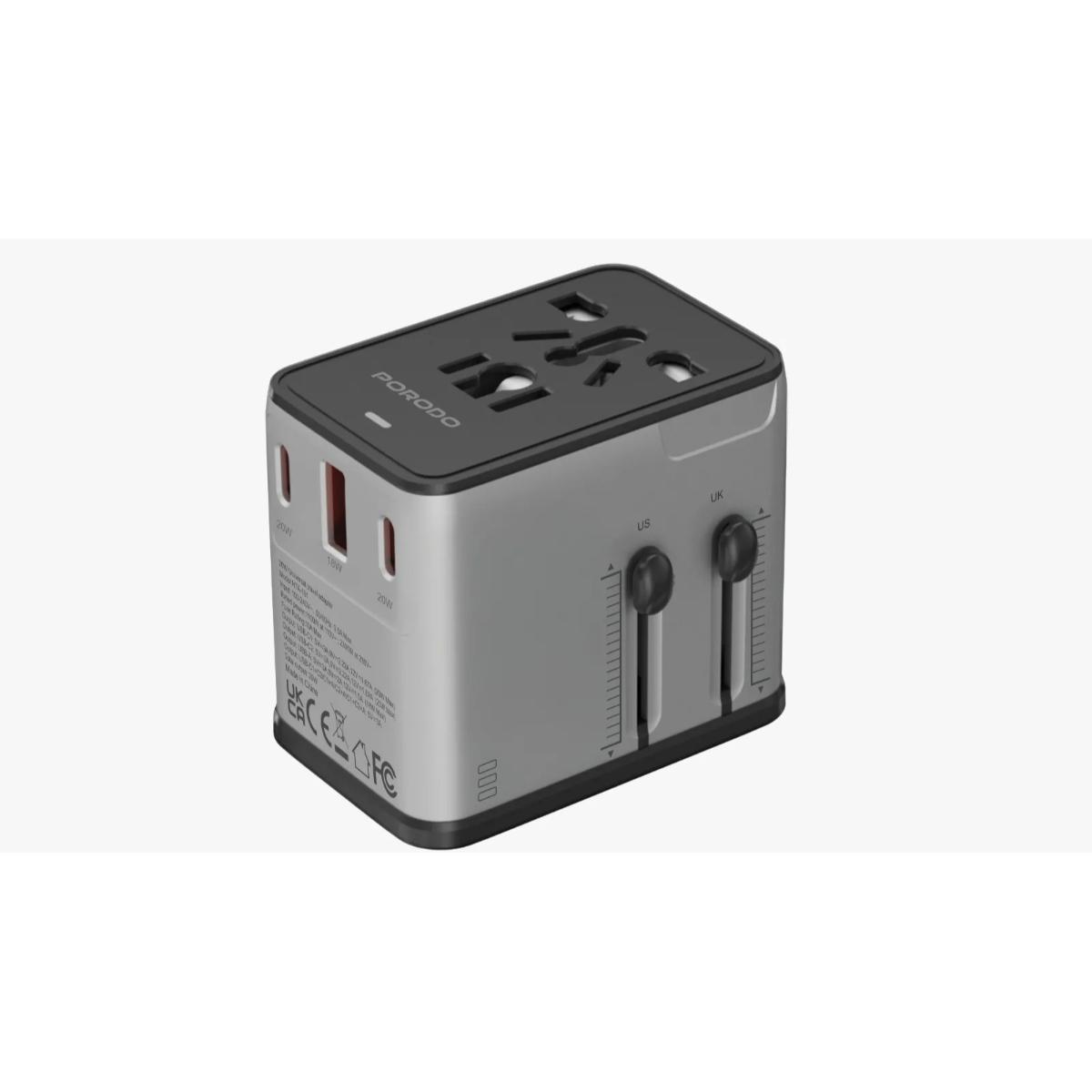 Porodo Mega Volt Universal Travel Adapter