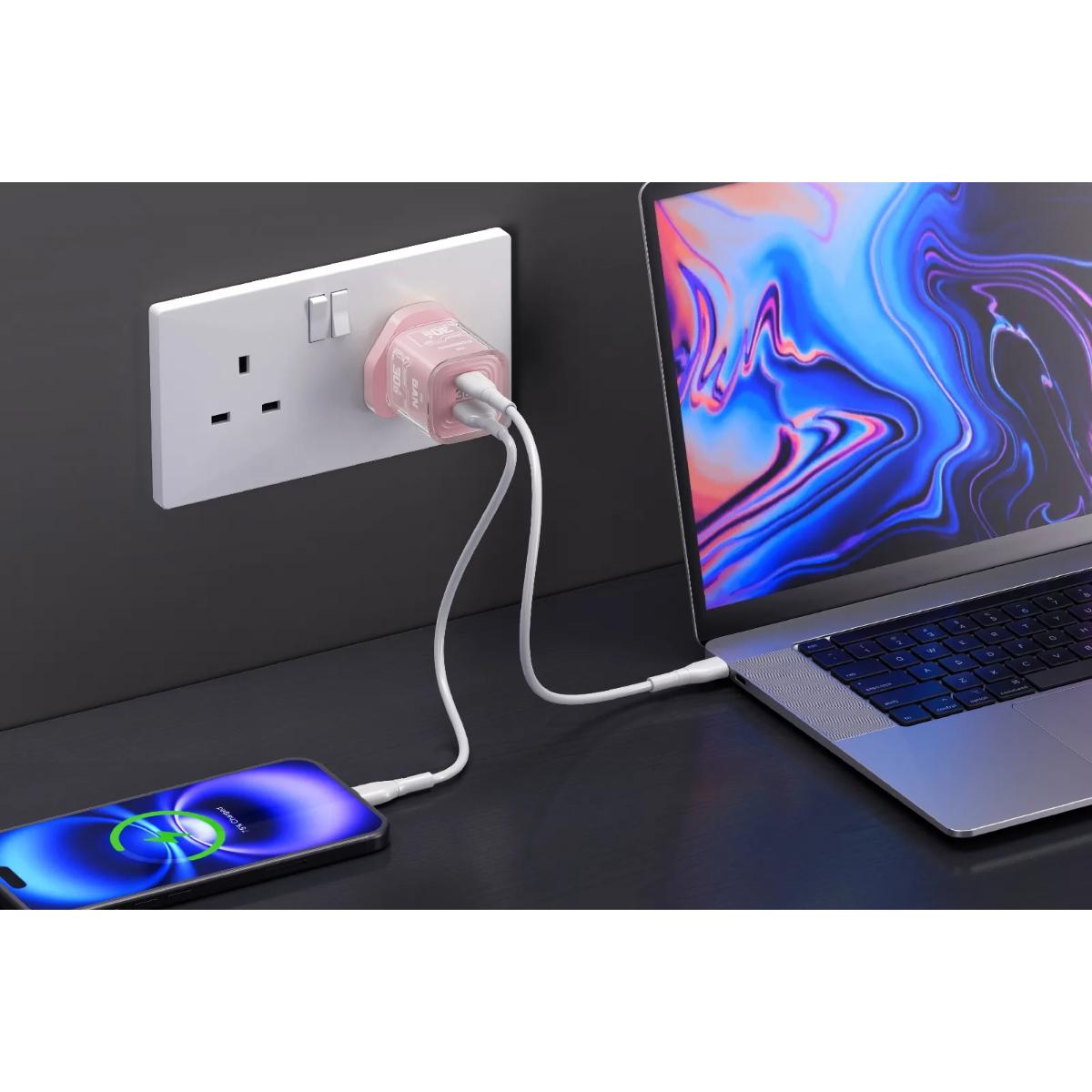 Porodo Tezclarte 30W Dual-Port GaN Fast Charger
