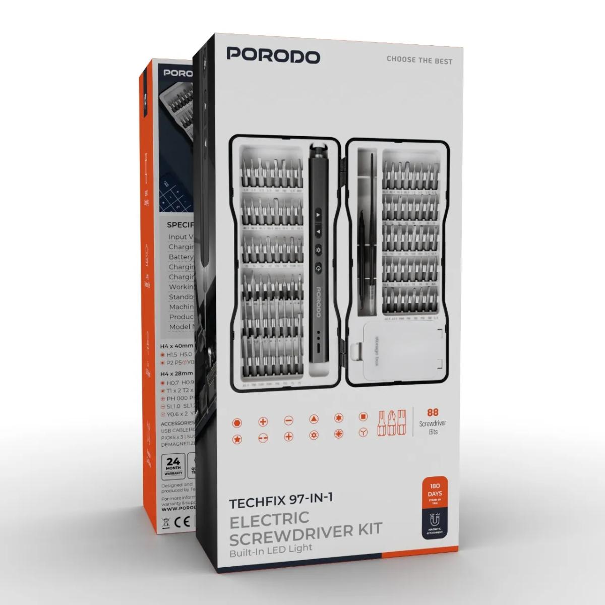 Porodo Electric Screwdriver Kit