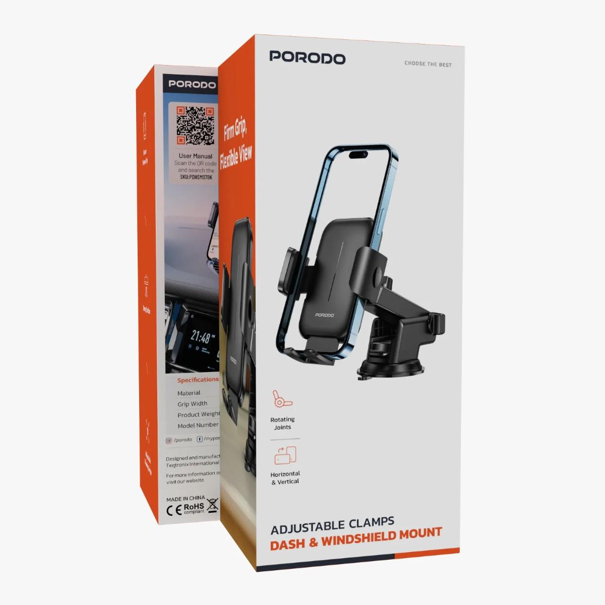 Porodo Universal Adjustable Phone Mount