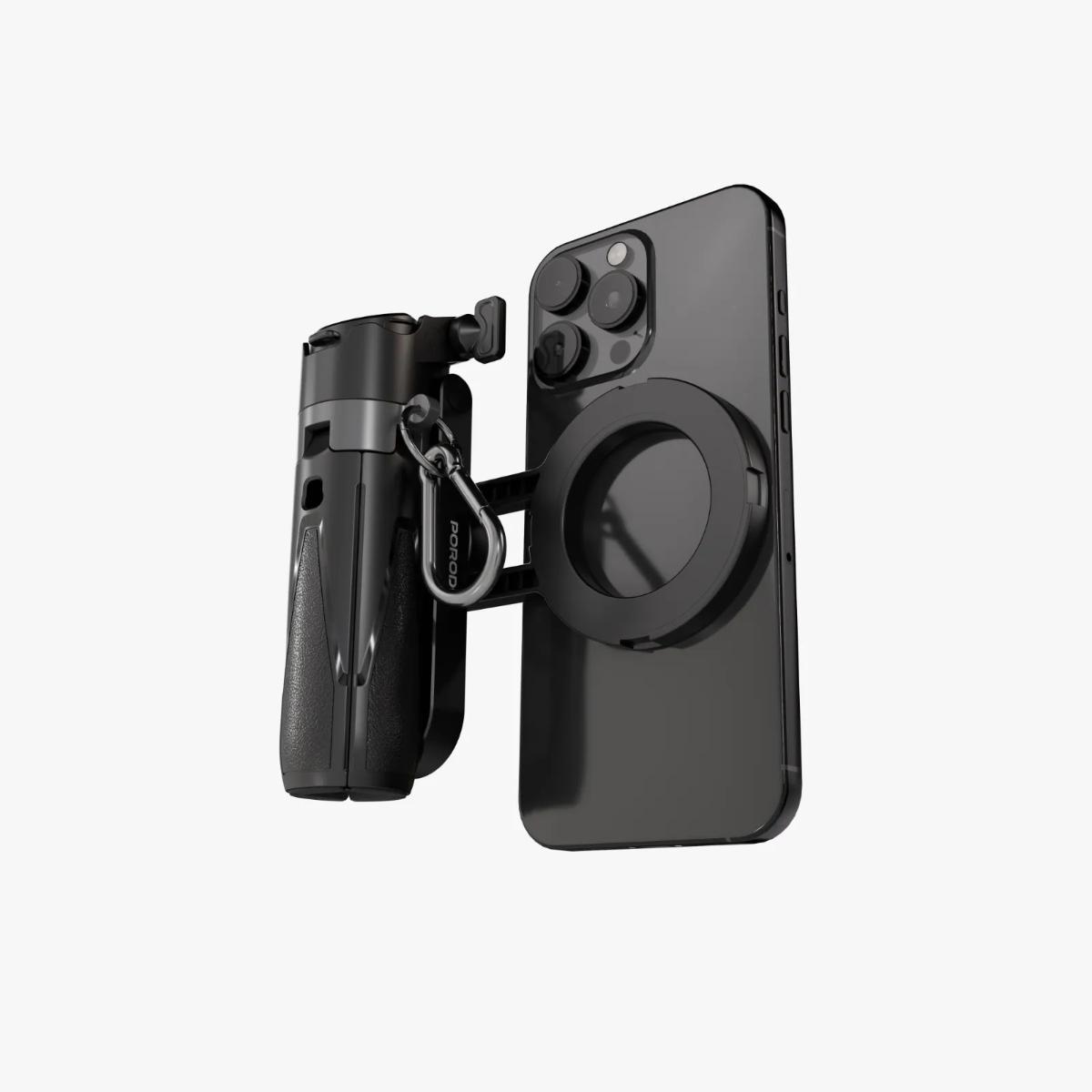 Porodo Quad Base Selfie Stick Handheld Camera Grip