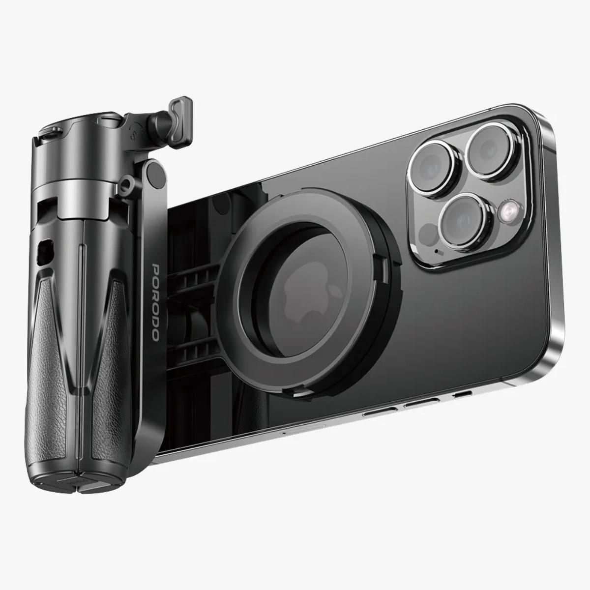 Porodo Quad Base Selfie Stick Handheld Camera Grip