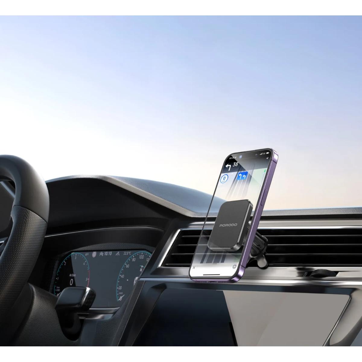 Porodo Dual Mount Magnetic Phone Holder