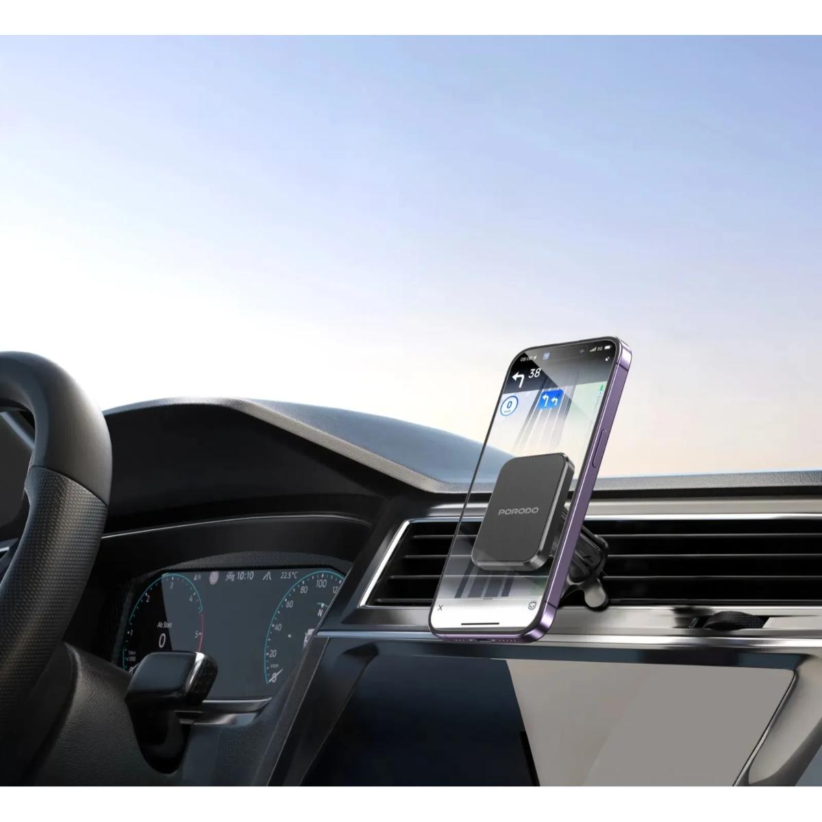 Porodo Dual Mount Magnetic Phone Holder