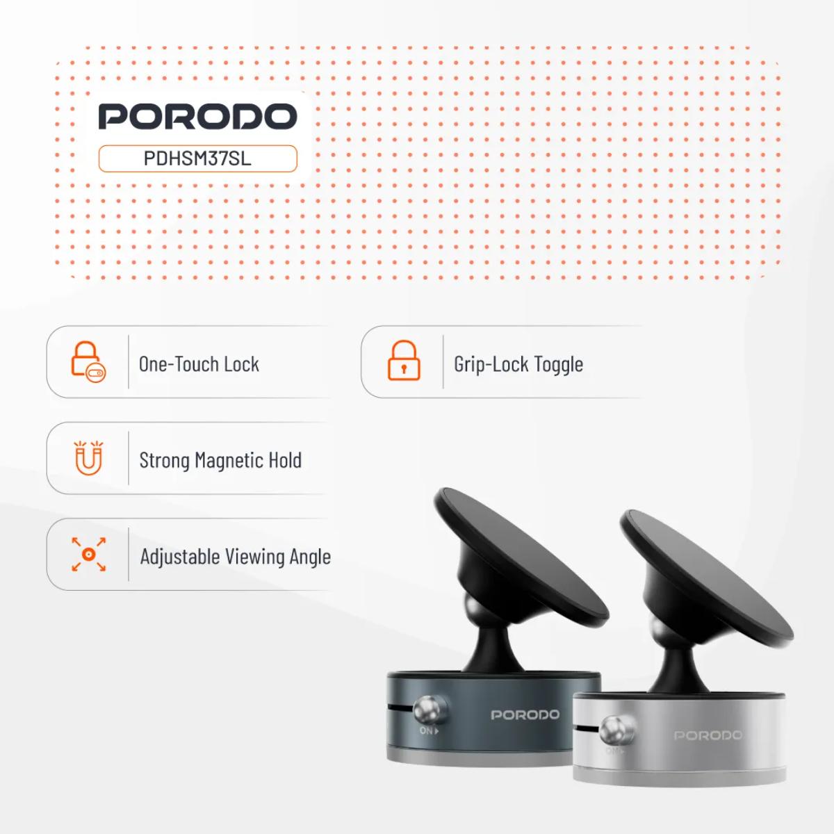 Porodo Multi-Surface MagSafe Phone Mount