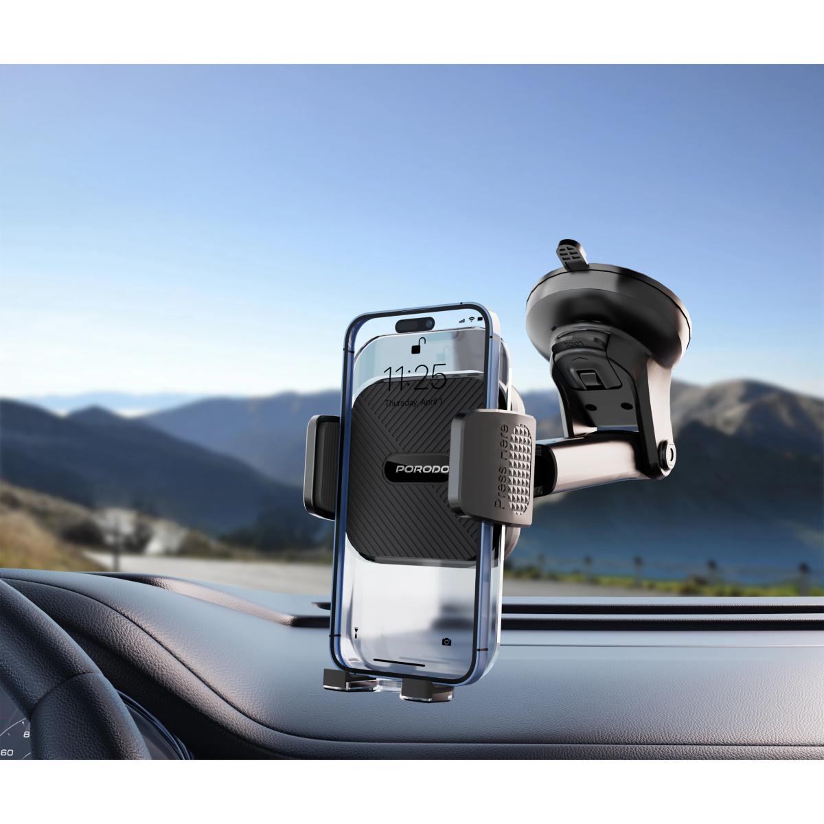 Porodo 3-in-1 Mount Kit Multi Functional Phone Holder