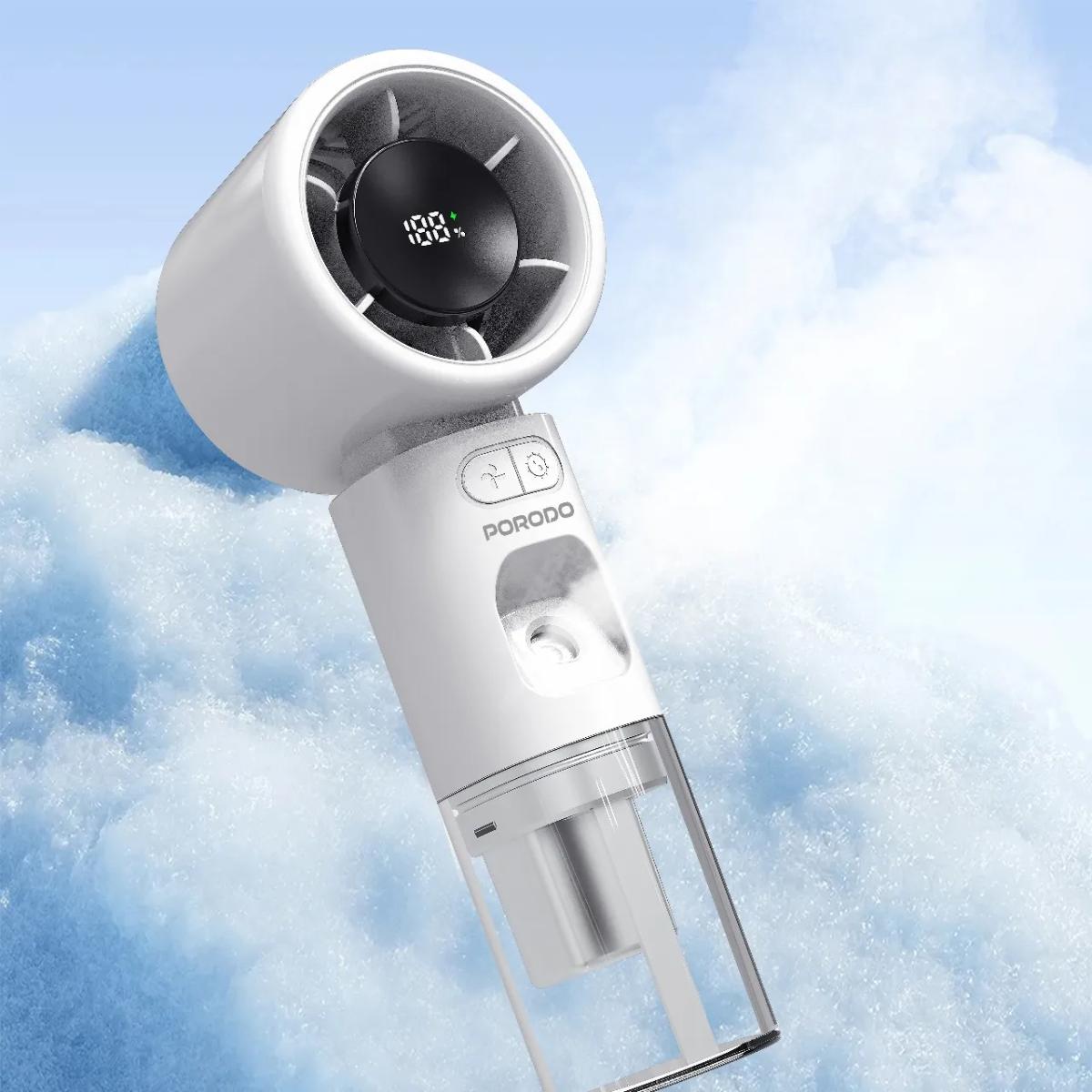 Porodo Cool & Hydrate Mini Fan & Humidifier