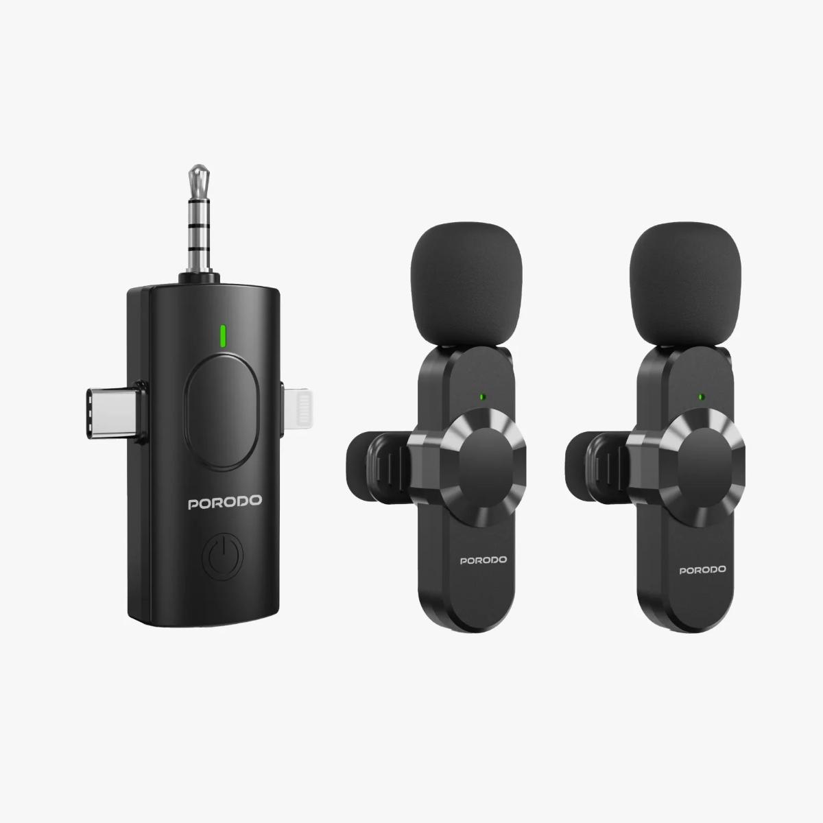 Porodo Audix Elite 3 In 1 Lavalier Microphone