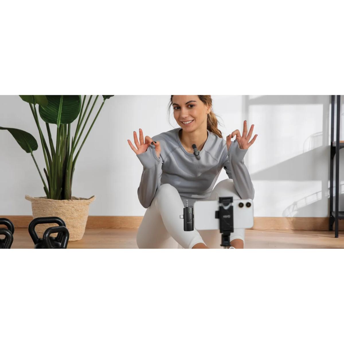Porodo Audix Elite 3 In 1 Lavalier Microphone