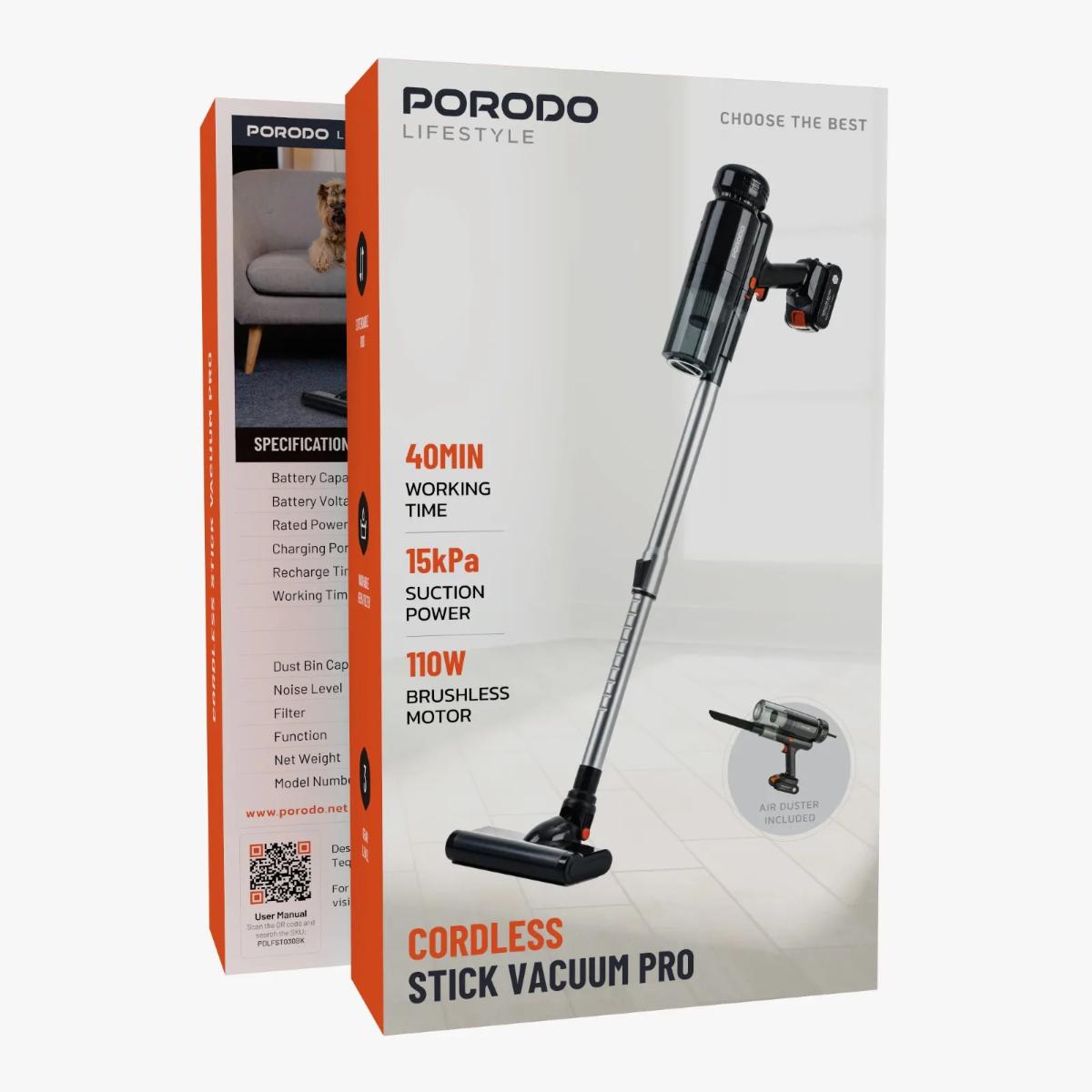 Porodo Cordless Stick Vacuum Pro