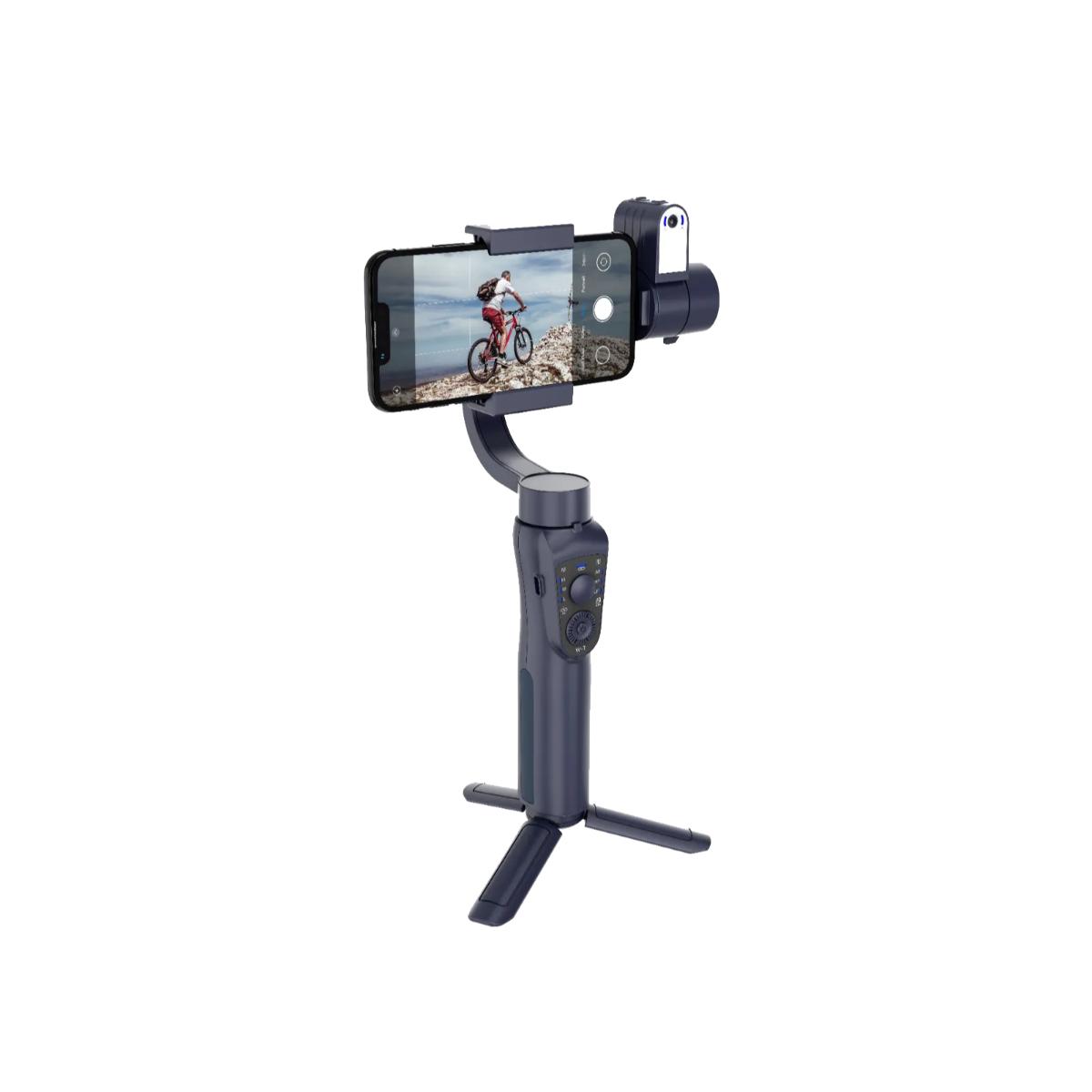 Porodo 3-Axis | Ai Tracker & Light Gimbal stabilizer