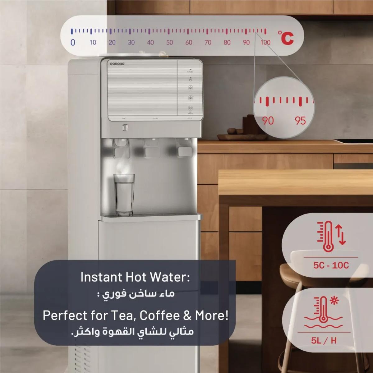 Porodo Lifestyle Water Dispenser & Ice Maker
