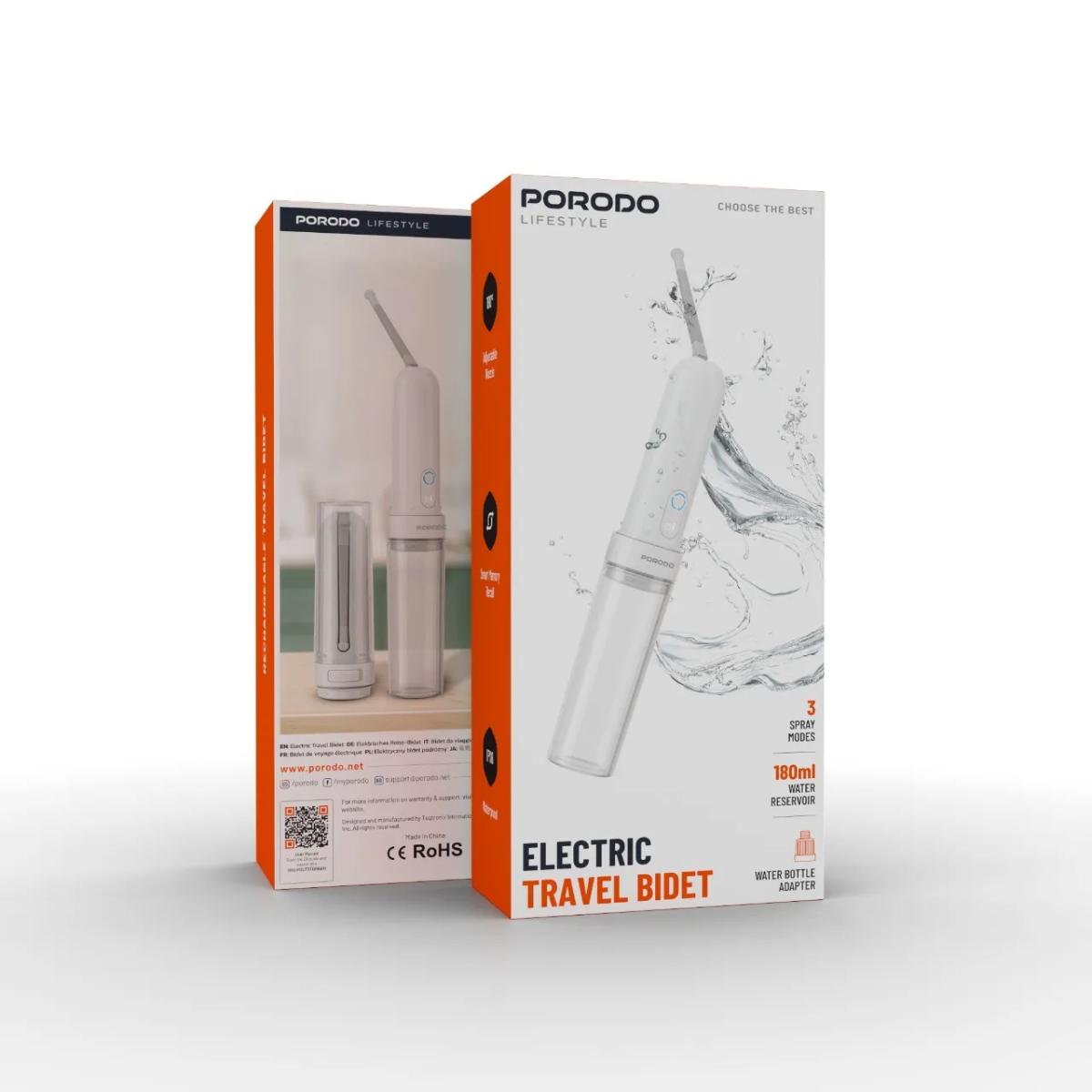Porodo Lifestyle Electric Travel Bidet