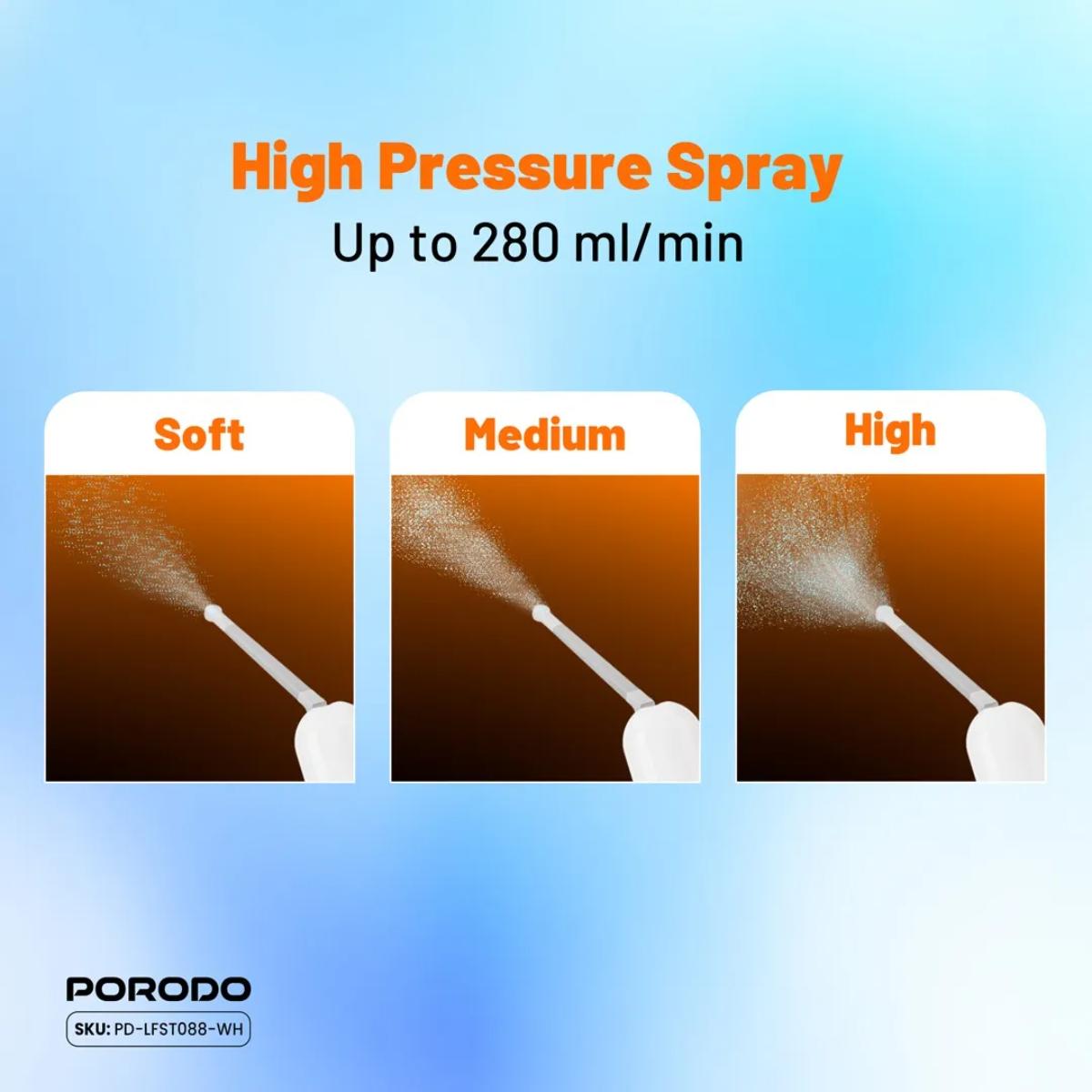 Porodo Lifestyle Electric Travel Bidet