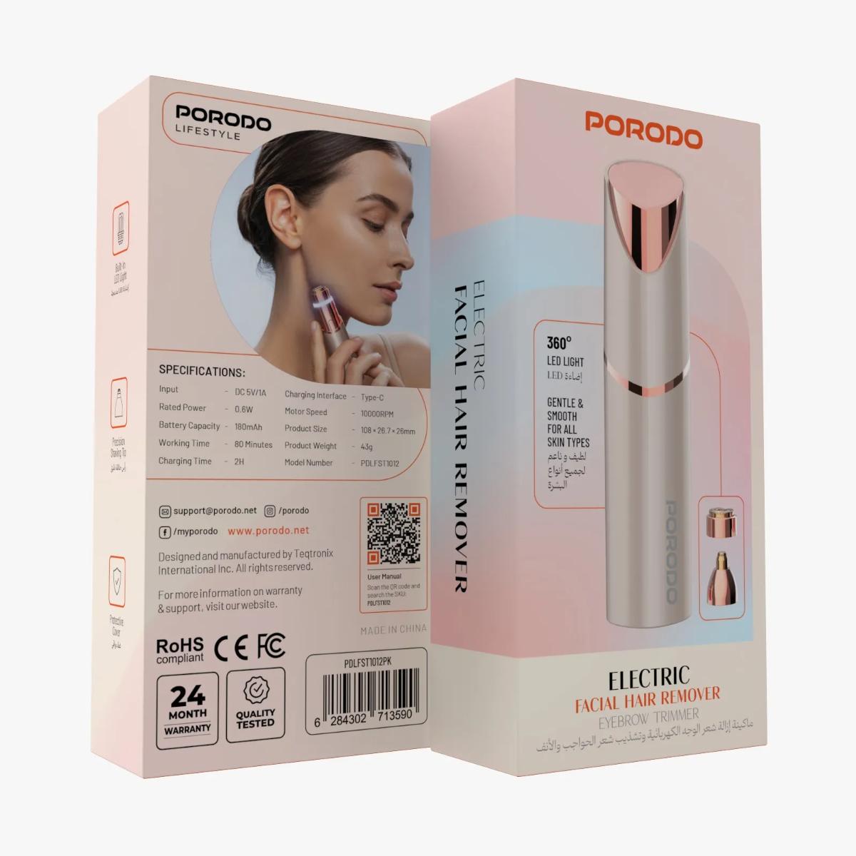 Porodo Lifestyle Electric Eyebrow Trimmer