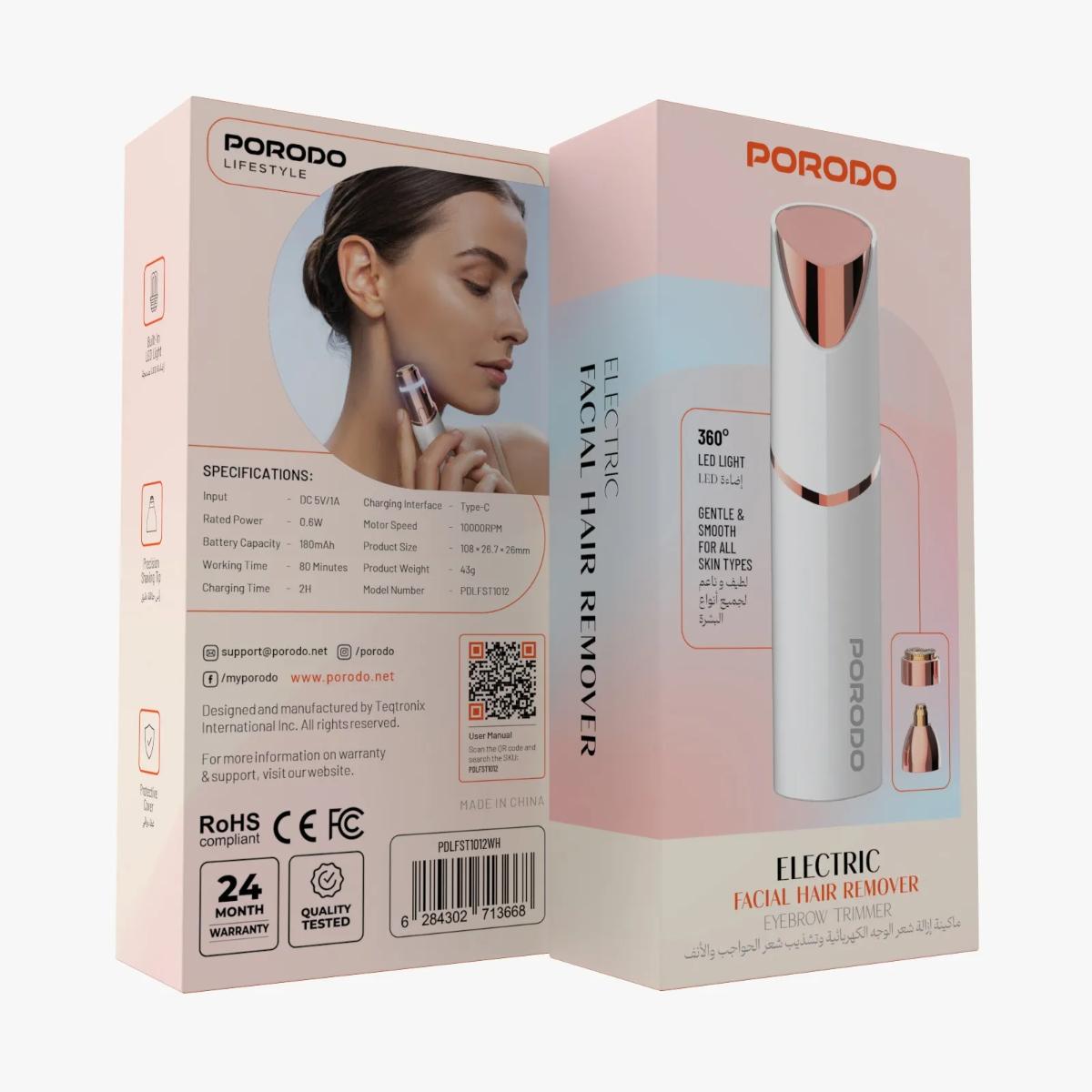 Porodo Lifestyle Electric Eyebrow Trimmer