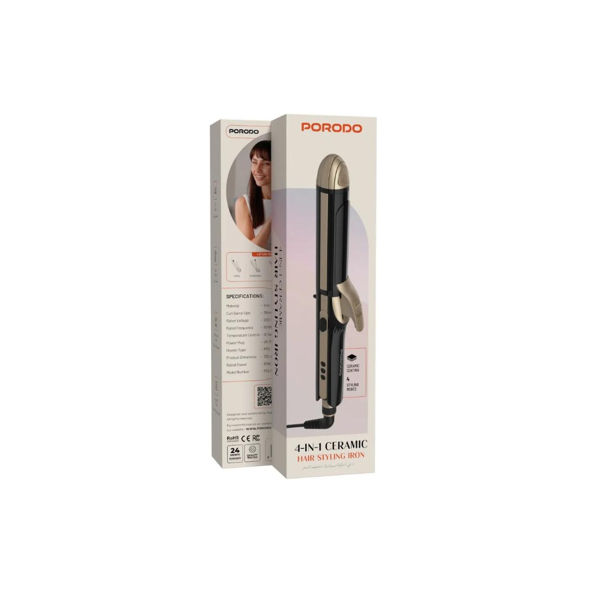 Porodo Lifestyle 4 Style Hair Iron