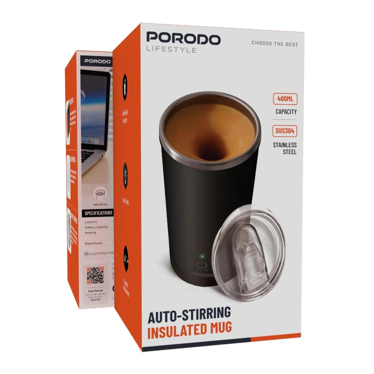 Porodo Lifestyle Auto-Stirring Insulated Mug