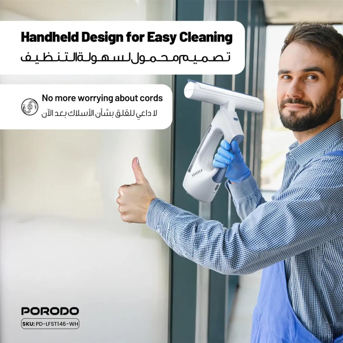 Porodo Lifestyle Handheld Window Cleaner